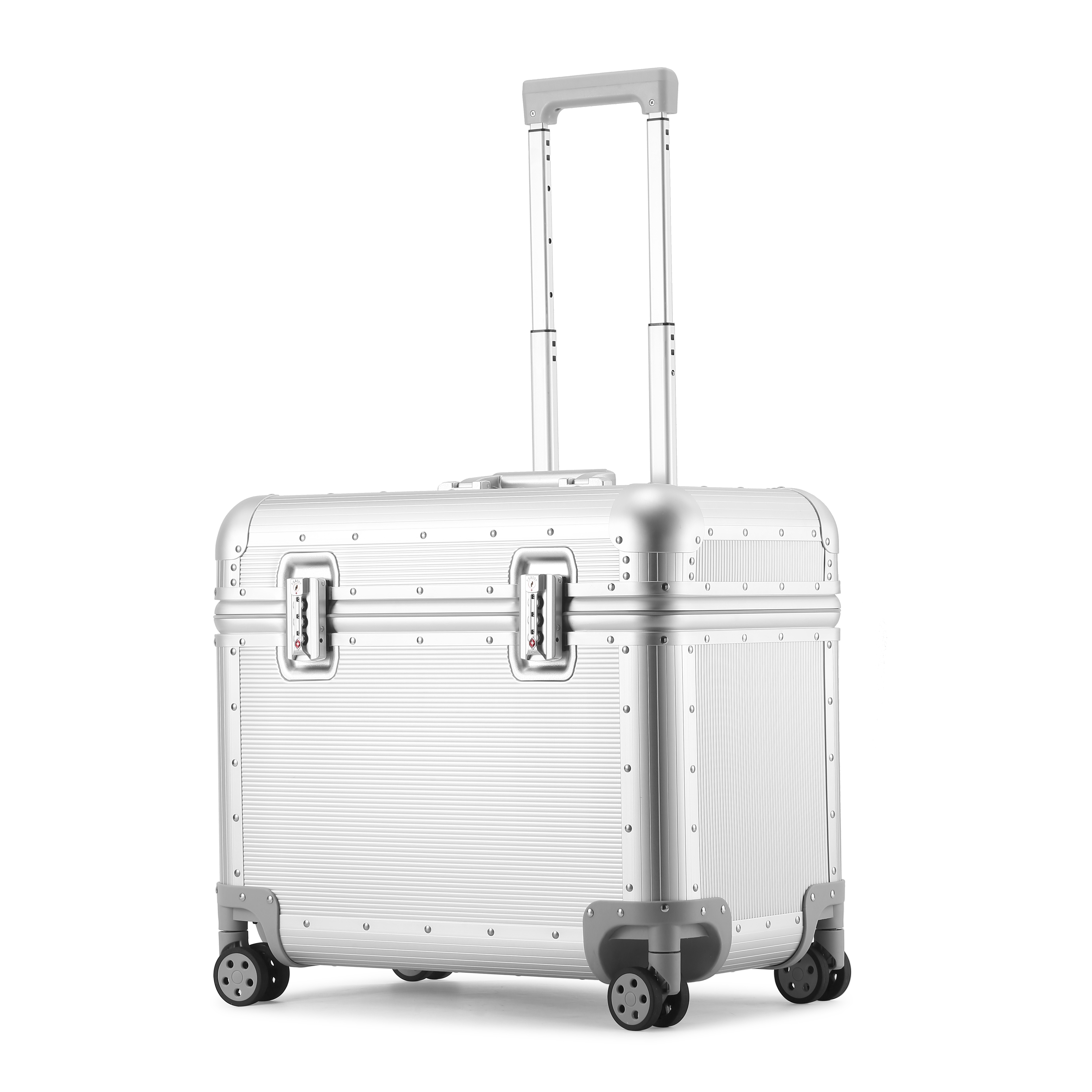 Travel Lock Tsa Approved - All Aluminum-magnesium Alloy Top Opening Suitcase