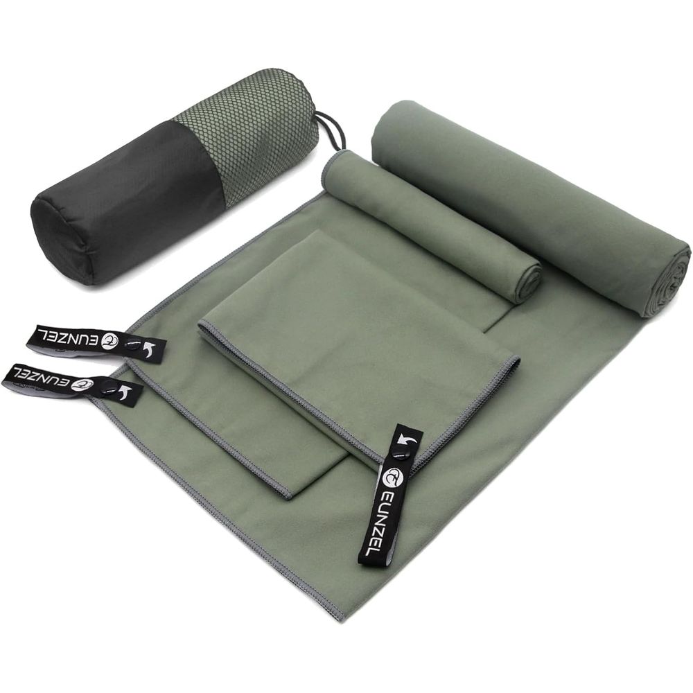 Travel Towel Quick Dry - Compact Quick-Dry Travel Towel Set, 3