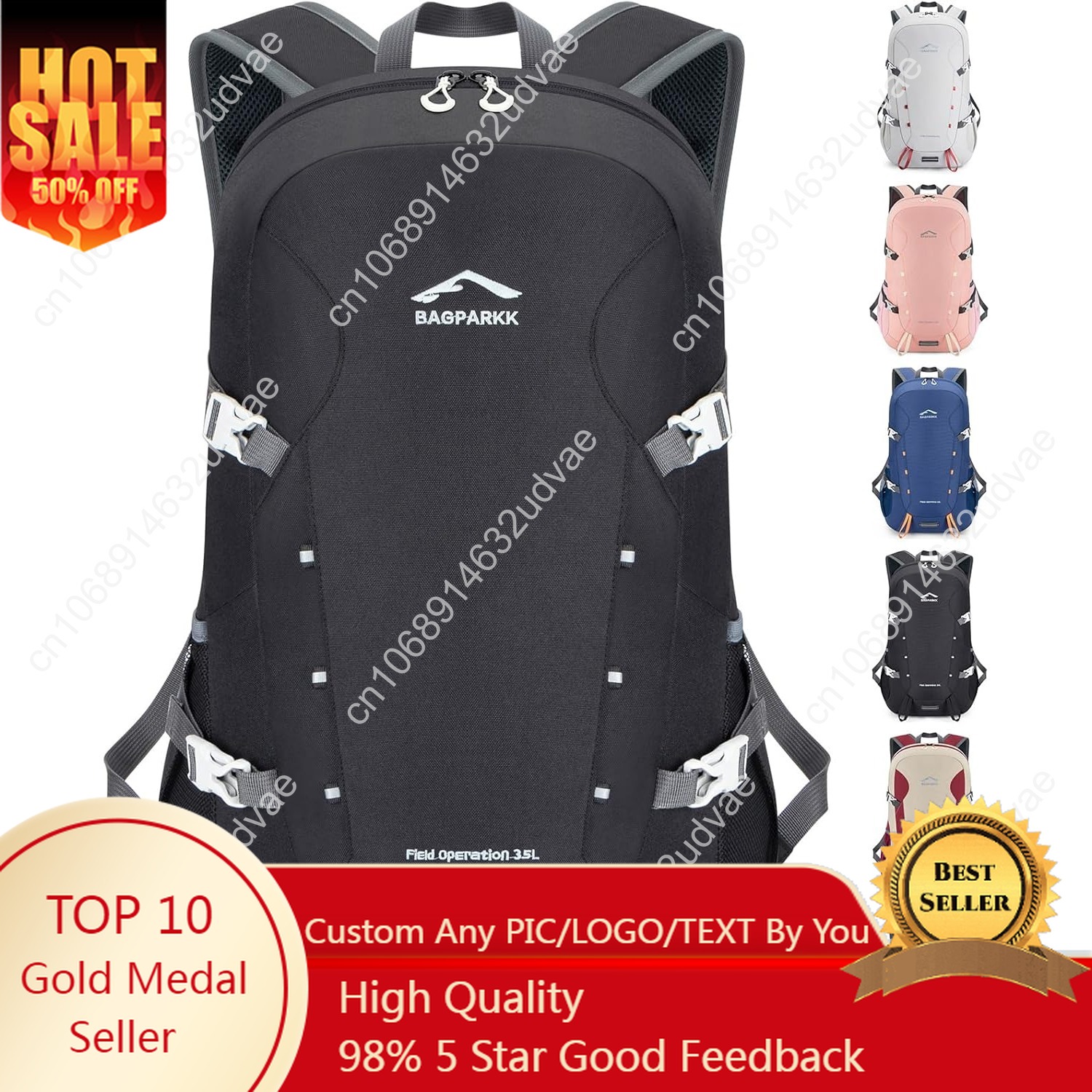 Packable Daypack Foldable - Hiking Backpack,Large 35L Travel Backpacks for
