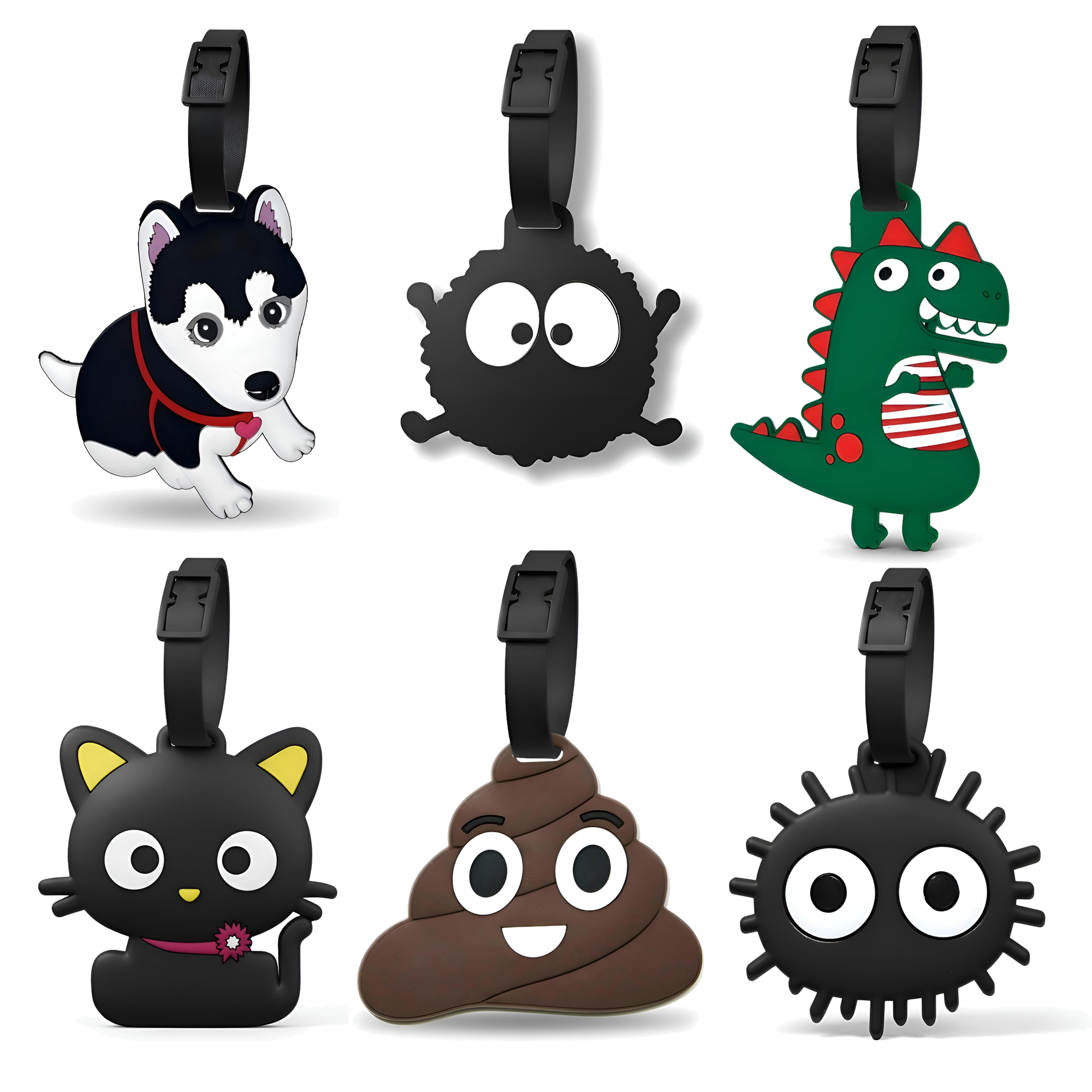 Travel Accessories International - Cute Animal Luggage Tag Travel Cat