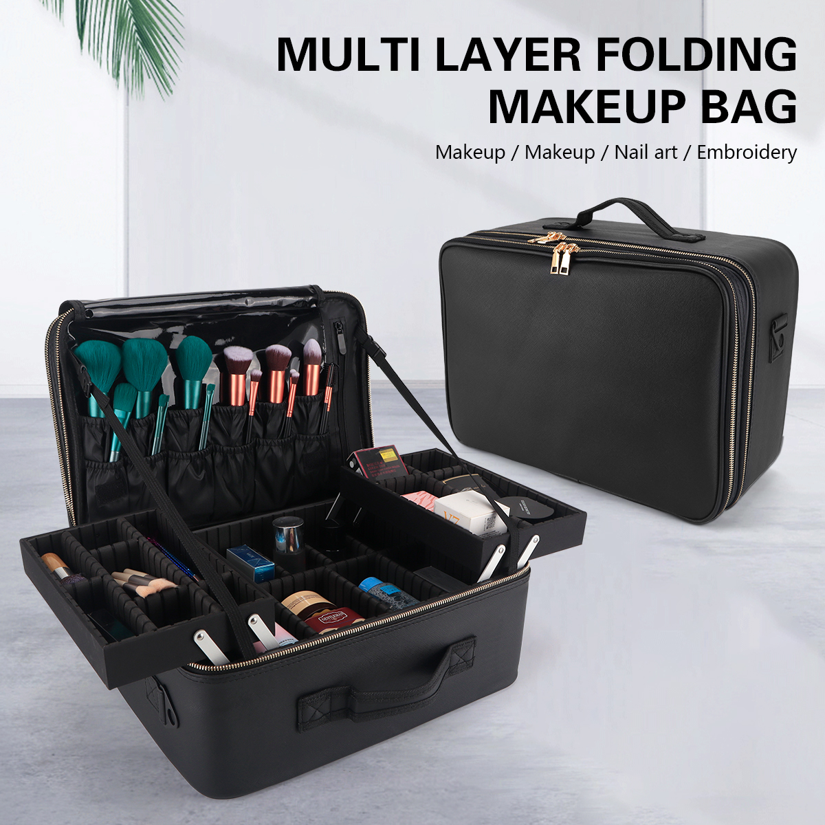 Travel Accessories Holder - Women Travel Cosmetic Case Organizer Box