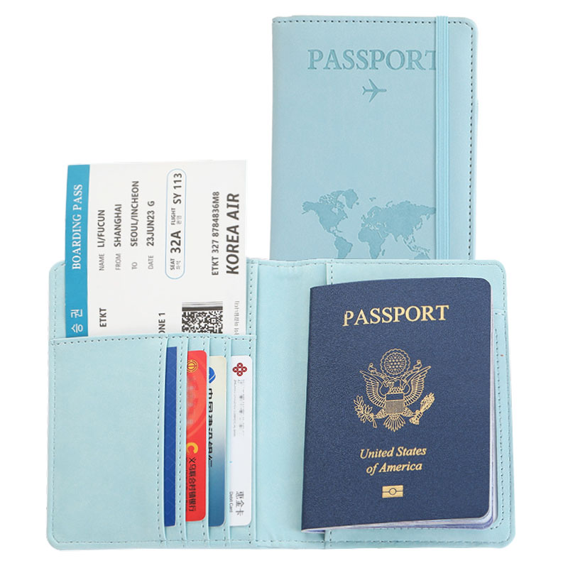 Travel Accessories Gifts For Women - Lover The World Map Passport Cover