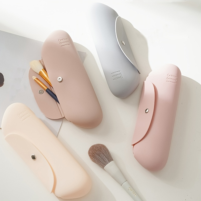 Travel Accessories Holder - Silicone Travel Makeup Brush Holder, Anti-fall