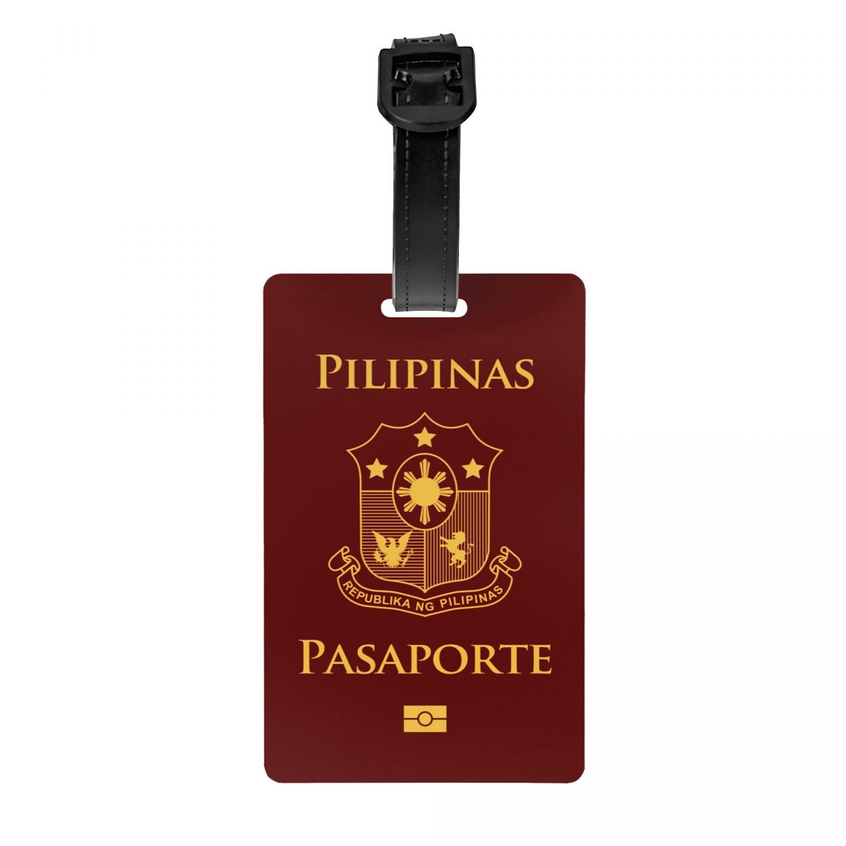 Travel Accessories Philippines - Philippines Passport Luggage Tag for Travel