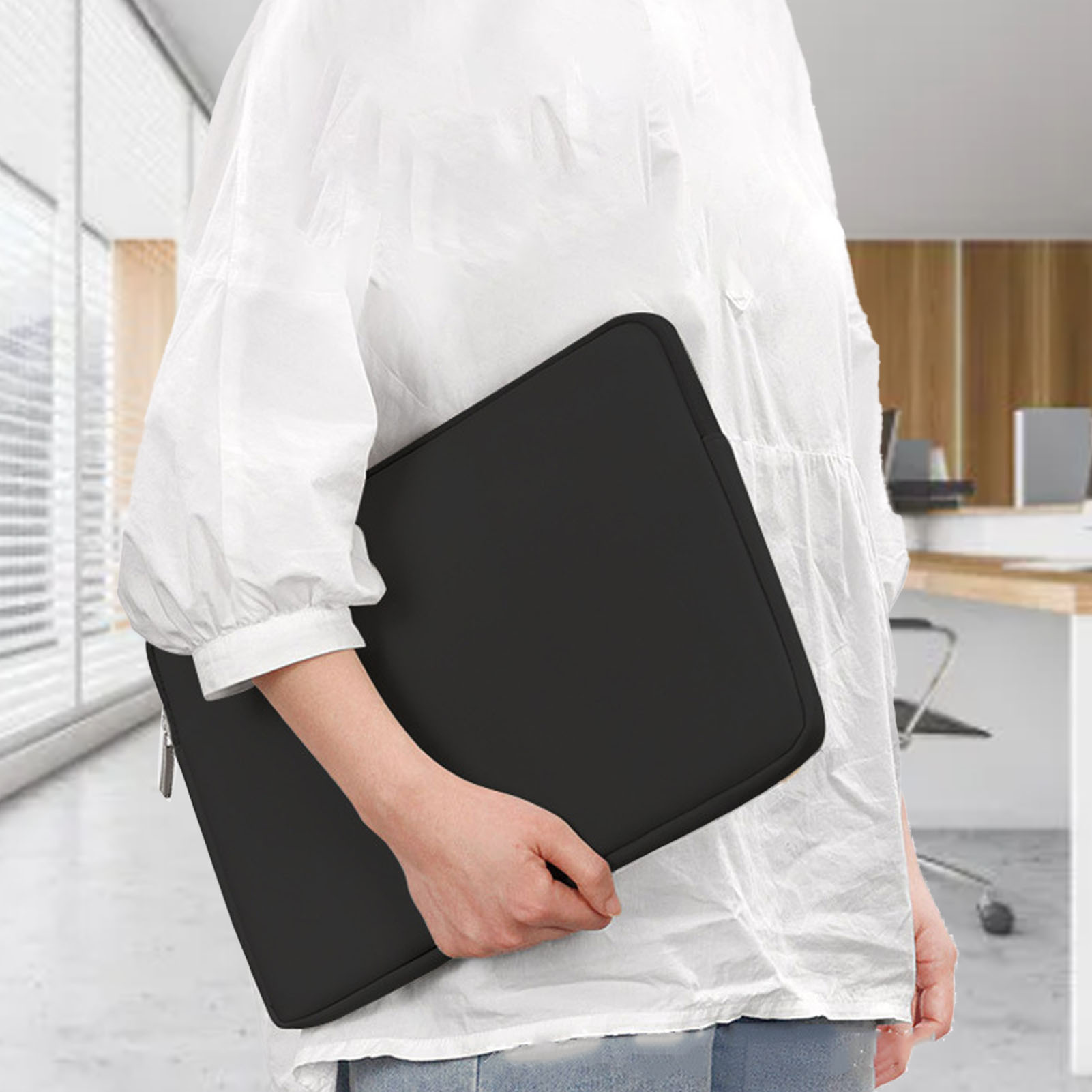 Travel Ziplock Bags - Tablet Bag Black Water Proof Neoprene