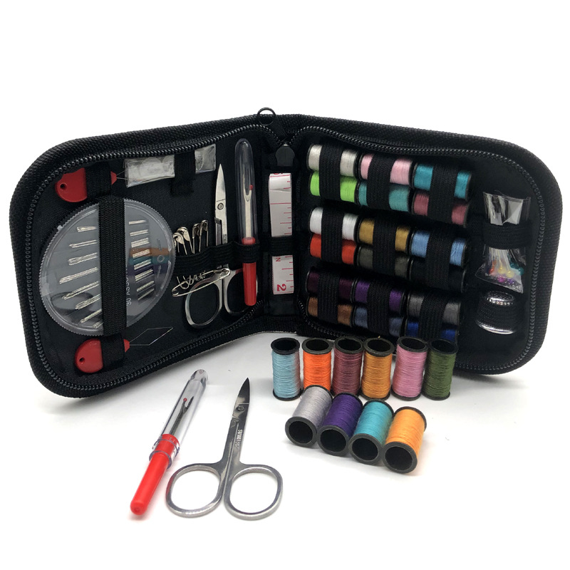 Travel Accessories Kit Bag - All-in-one Compact Sewing Supply Set in