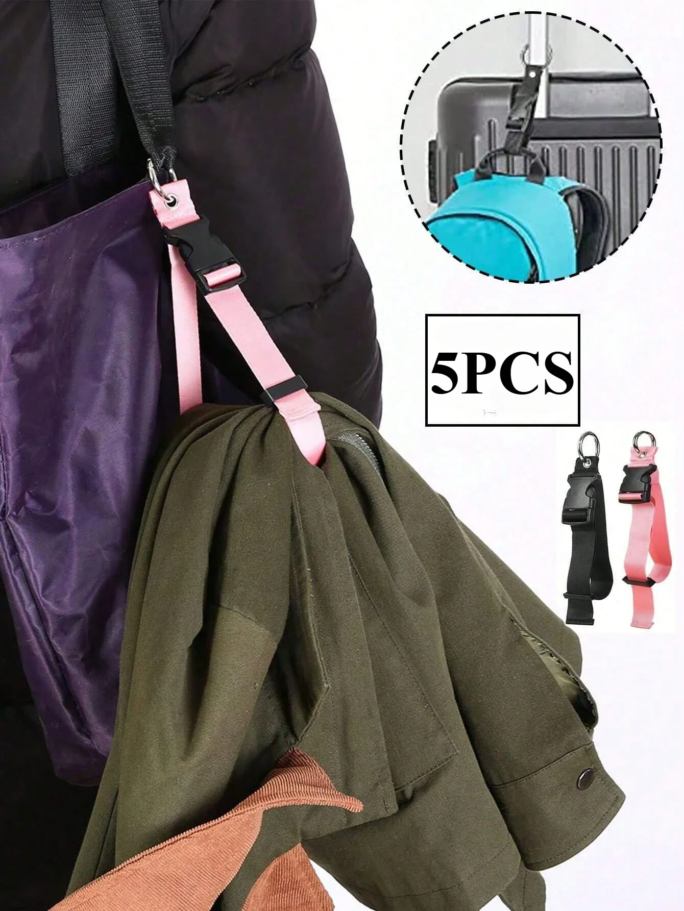 Travel Accessories International - Portable Anti-Theft Luggage Strap Durable Outdoor
