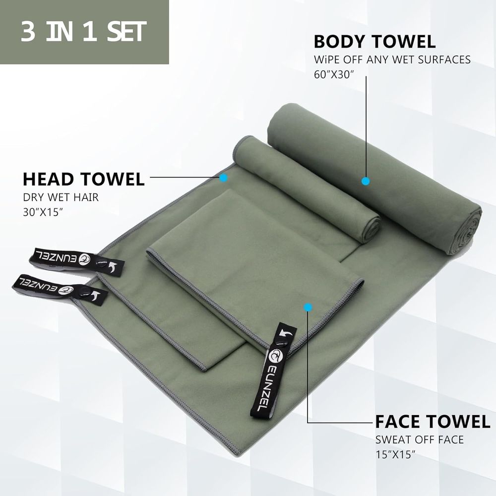 Compact Quick-Dry Travel Towel - Travel Towel Quick Dry 리뷰 및 가격