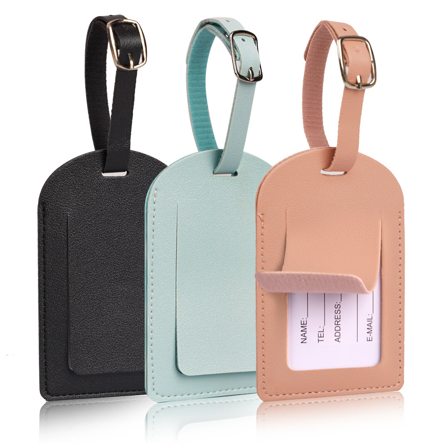 Women Men Luggage Tags PU Leat - Travel Accessories International 리뷰 및 가격