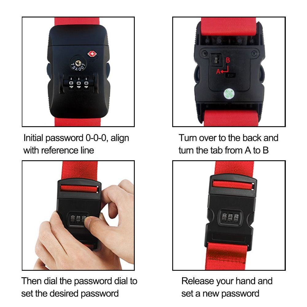 Adjustable Travel Suitcase Ban - Travel Lock Tsa Approved 리뷰 및 가격