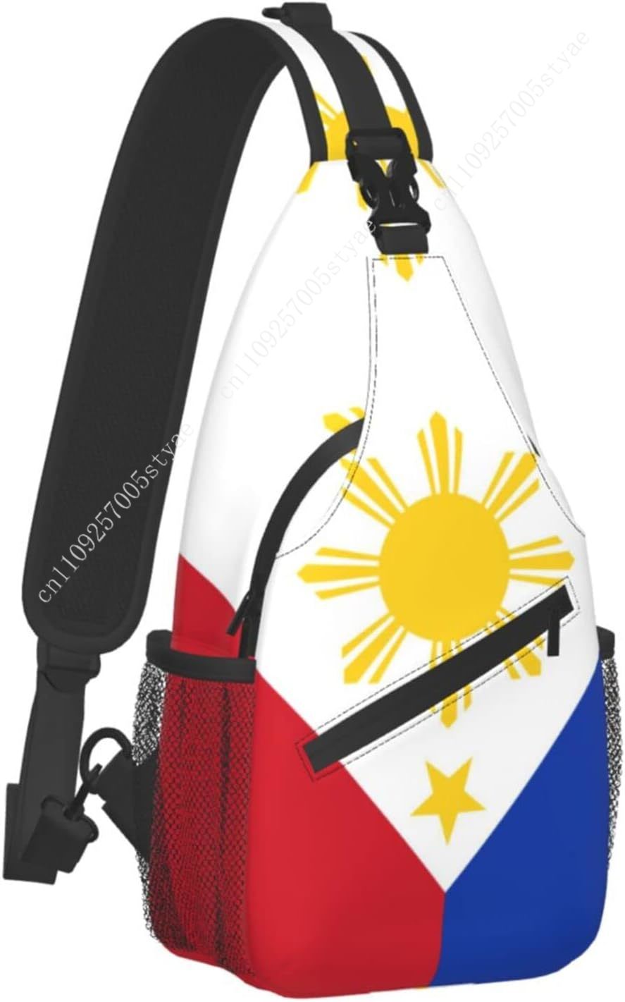Philippine Flag Sling Backpack - Travel Accessories Philippines 리뷰 및 가격
