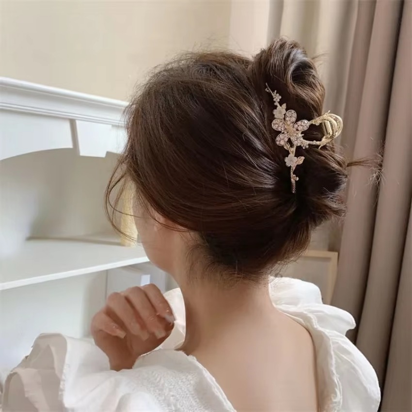 1 Pcs Metal Hair Claw Pearl Ha - Travel Accessories For Girls 리뷰 및 가격