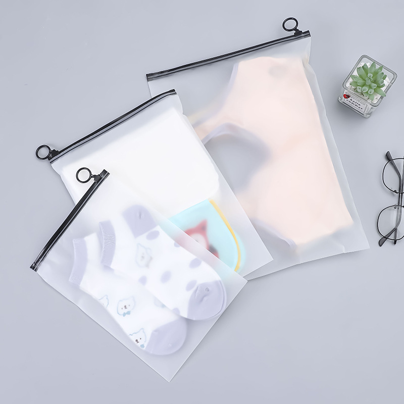 500Pcs/Lot Frosted Zipper Bag  - Travel Ziplock Bags 리뷰 및 가격