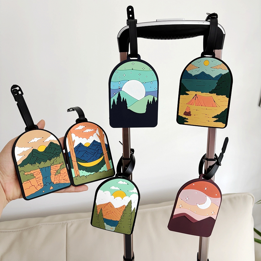 1/3/6pcs landscape luggage tag - Travel Accessories International 리뷰 및 가격