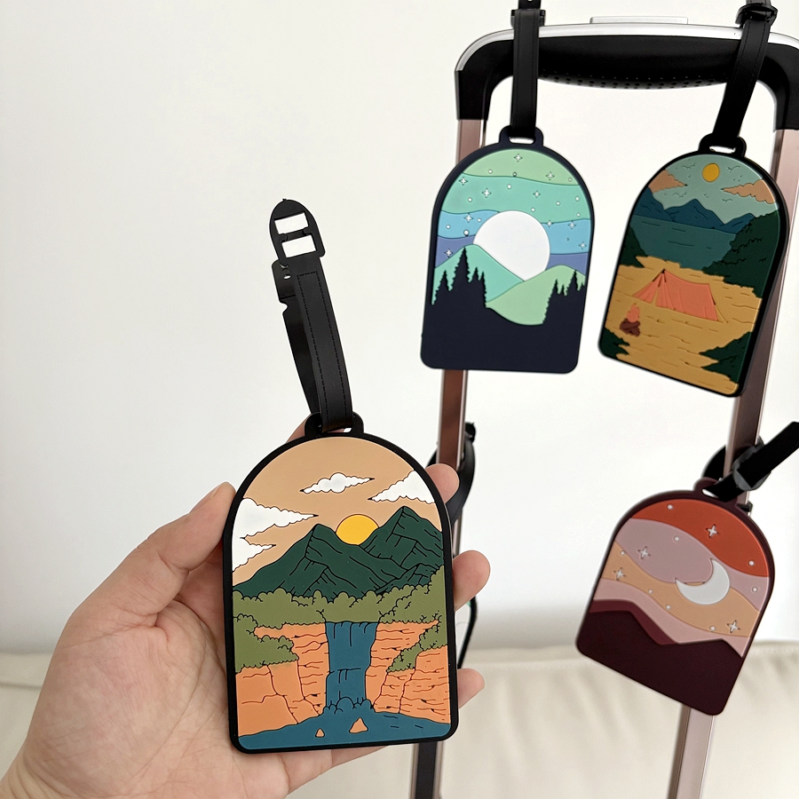 1/3/6pcs landscape luggage tag - Travel Accessories International 리뷰 및 가격