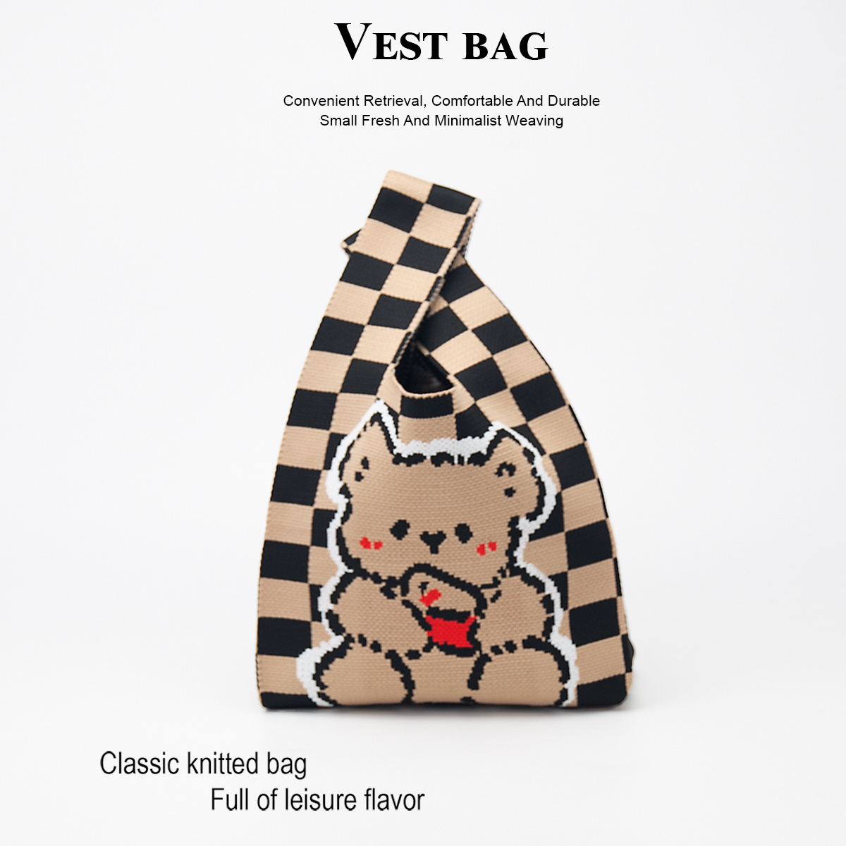 Cute Knitted Handbag for Girls - Travel Accessories For Girls 리뷰 및 가격