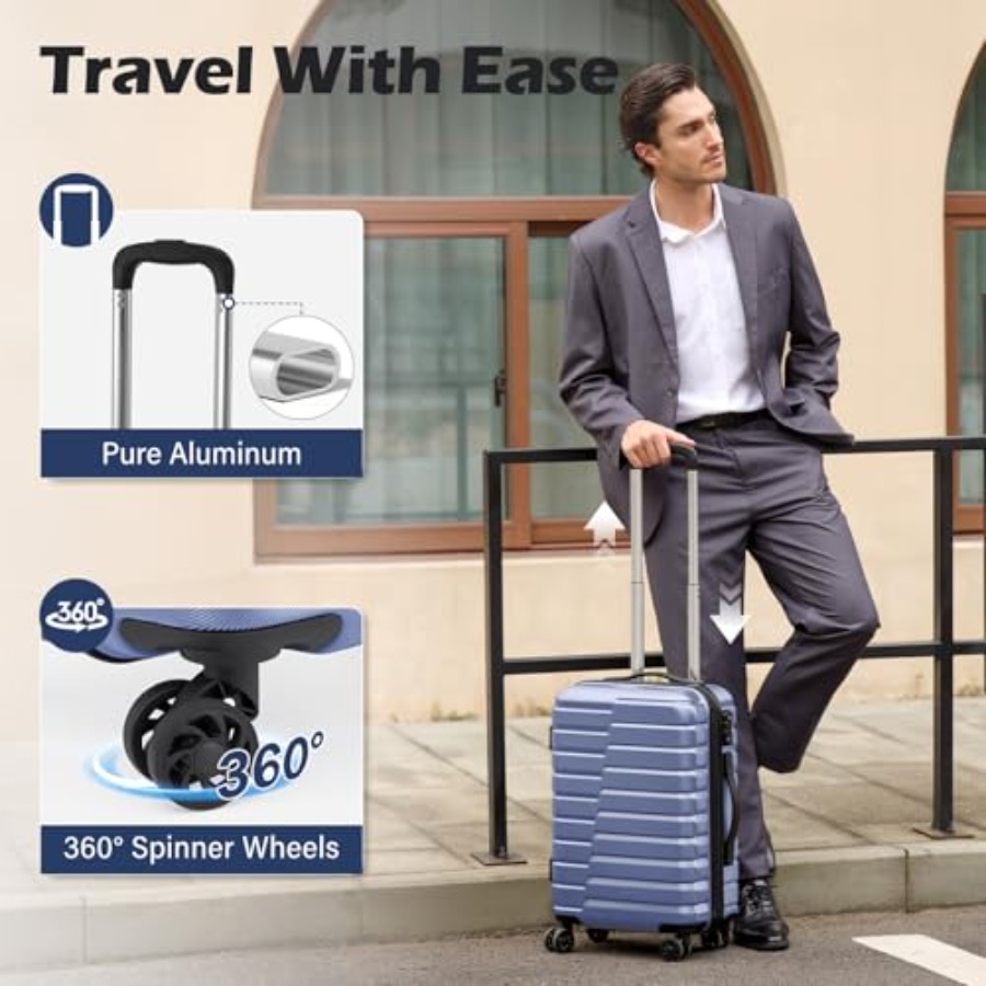 Carry On Luggage Airline Appro - Travel Lock Tsa Approved 리뷰 및 가격