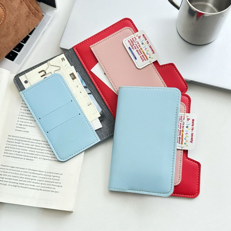 Ins Color Block Passport Holde - Travel Accessories Pouch For Men 리뷰 및 가격