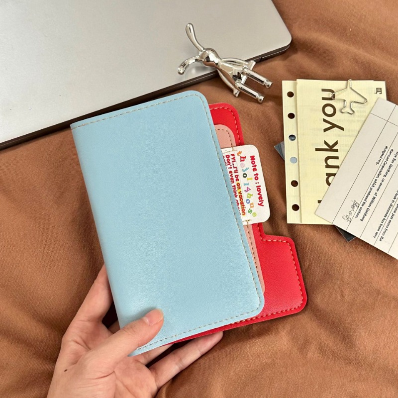 Ins Color Block Passport Holde - Travel Accessories Pouch For Men 리뷰 및 가격