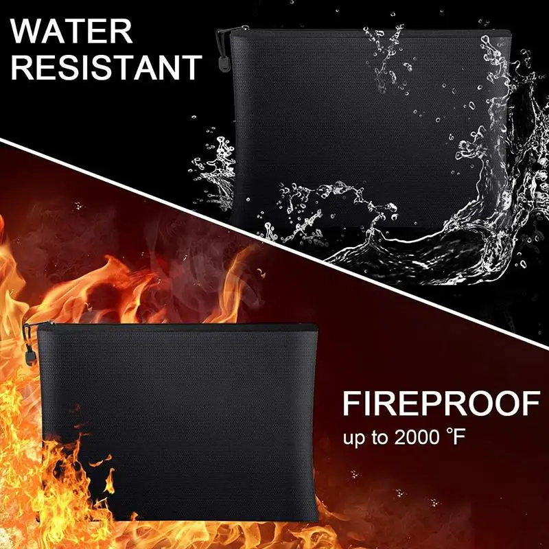 Fireproof Document Bag Waterpr - Travel Ziplock Bags 리뷰 및 가격