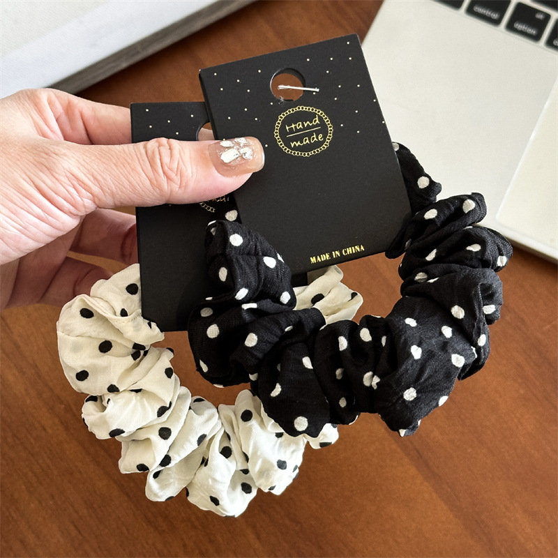 11cm/14cm Dot Cloth Scrunchies - Travel Accessories For Girls 리뷰 및 가격