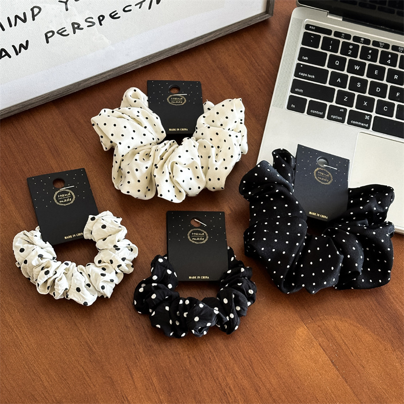 11cm/14cm Dot Cloth Scrunchies - Travel Accessories For Girls 리뷰 및 가격
