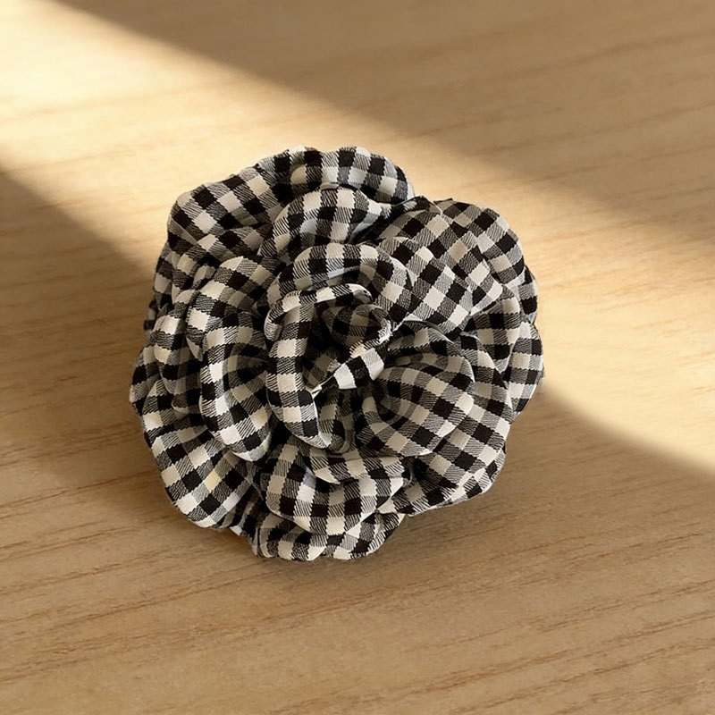 Luxury Houndstooth Flower Hair - Travel Accessories For Girls 리뷰 및 가격