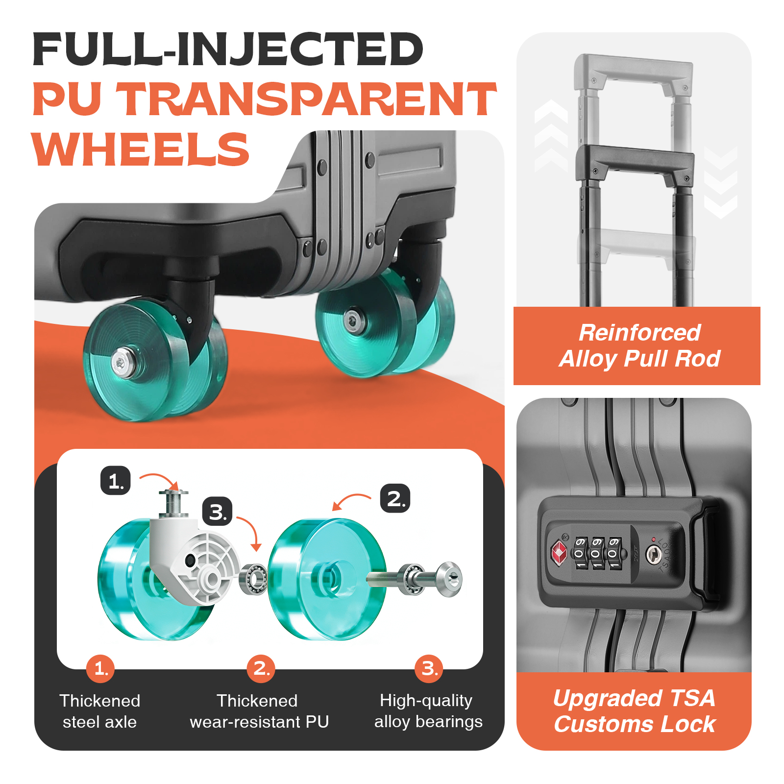 AIWEINY Aluminum Magnesium All - Travel Lock Tsa Approved 리뷰 및 가격