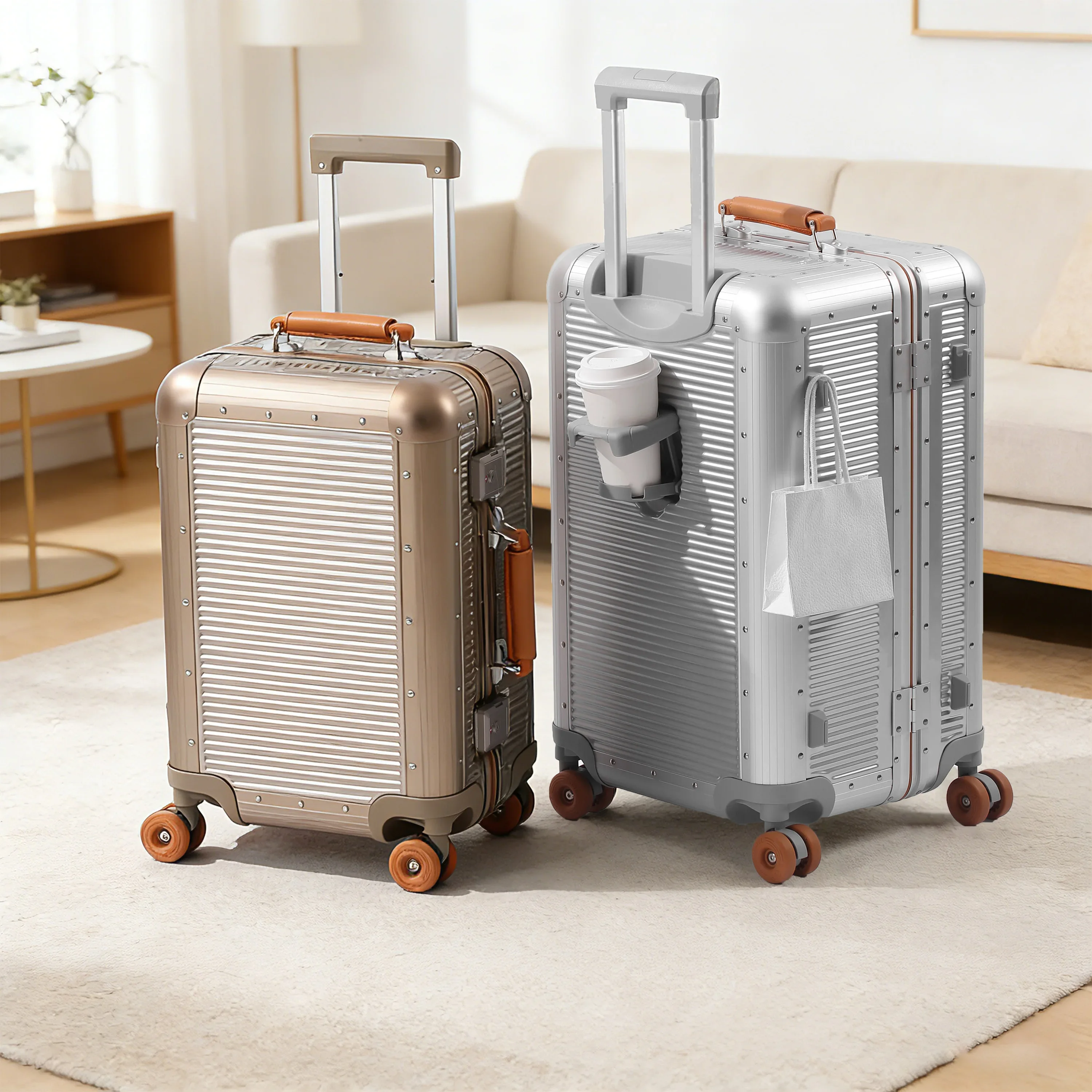 Aluminum Frame PC Luggage 20/2 - Travel Lock Tsa Approved 리뷰 및 가격