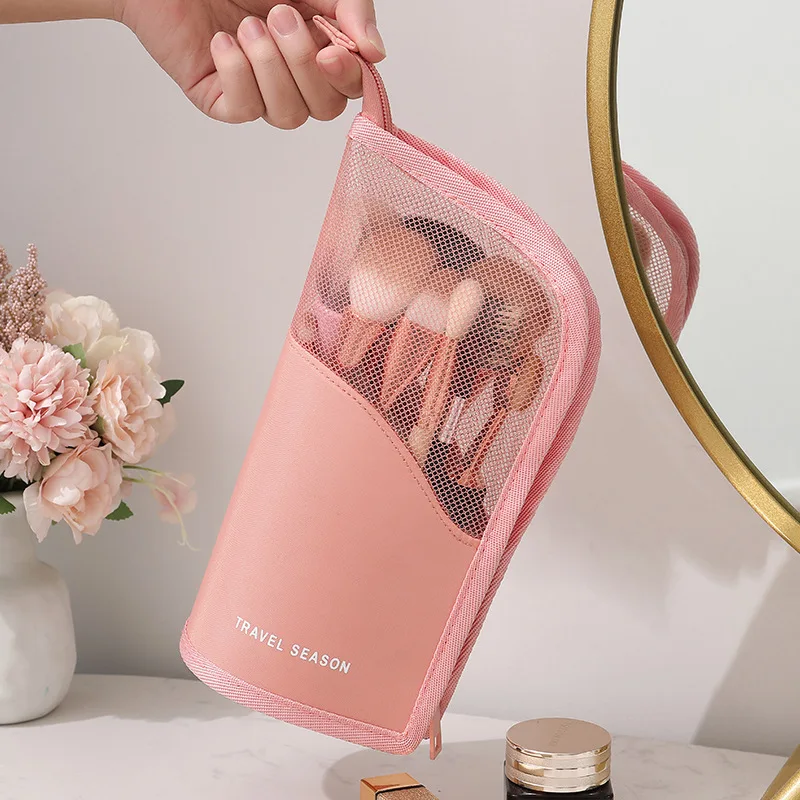 Travel Makeup Brush Bag Portab - Travel Accessories Holder 리뷰 및 가격