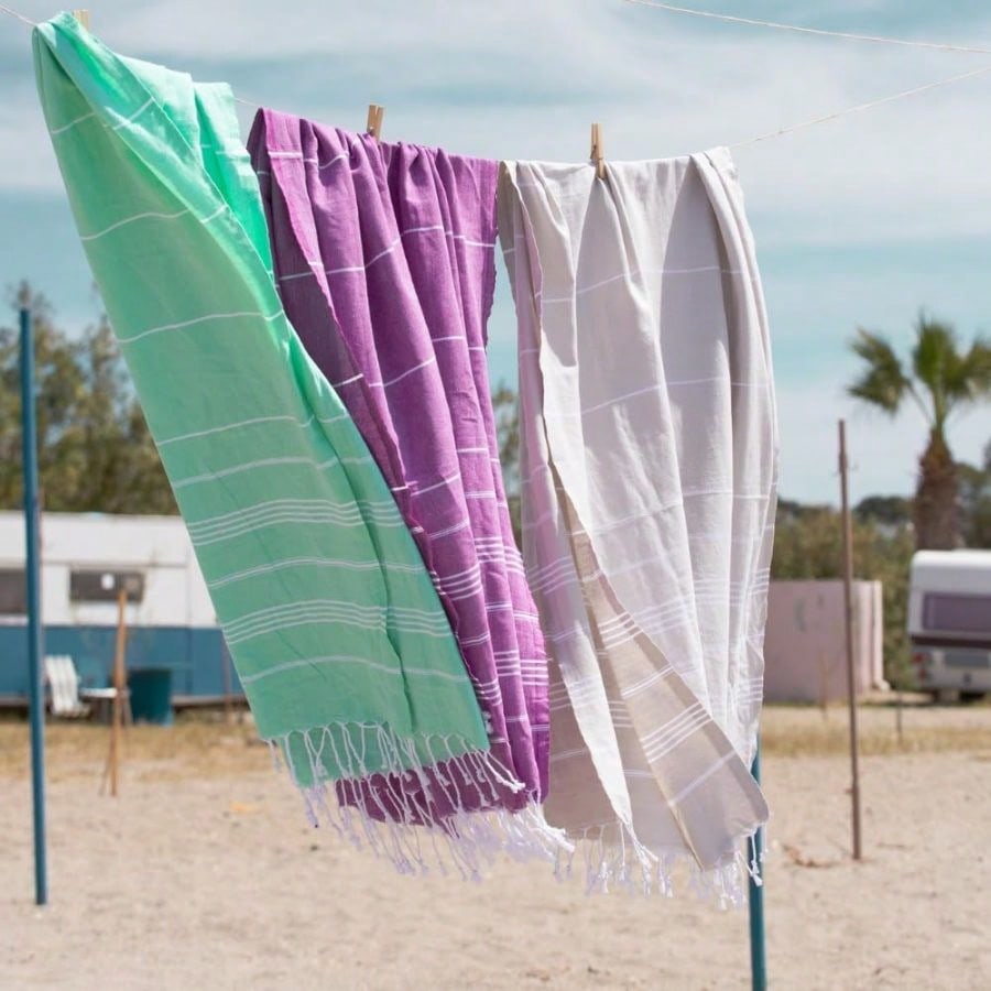 Turkish Beach Towel With Trave - Travel Towel Quick Dry 리뷰 및 가격