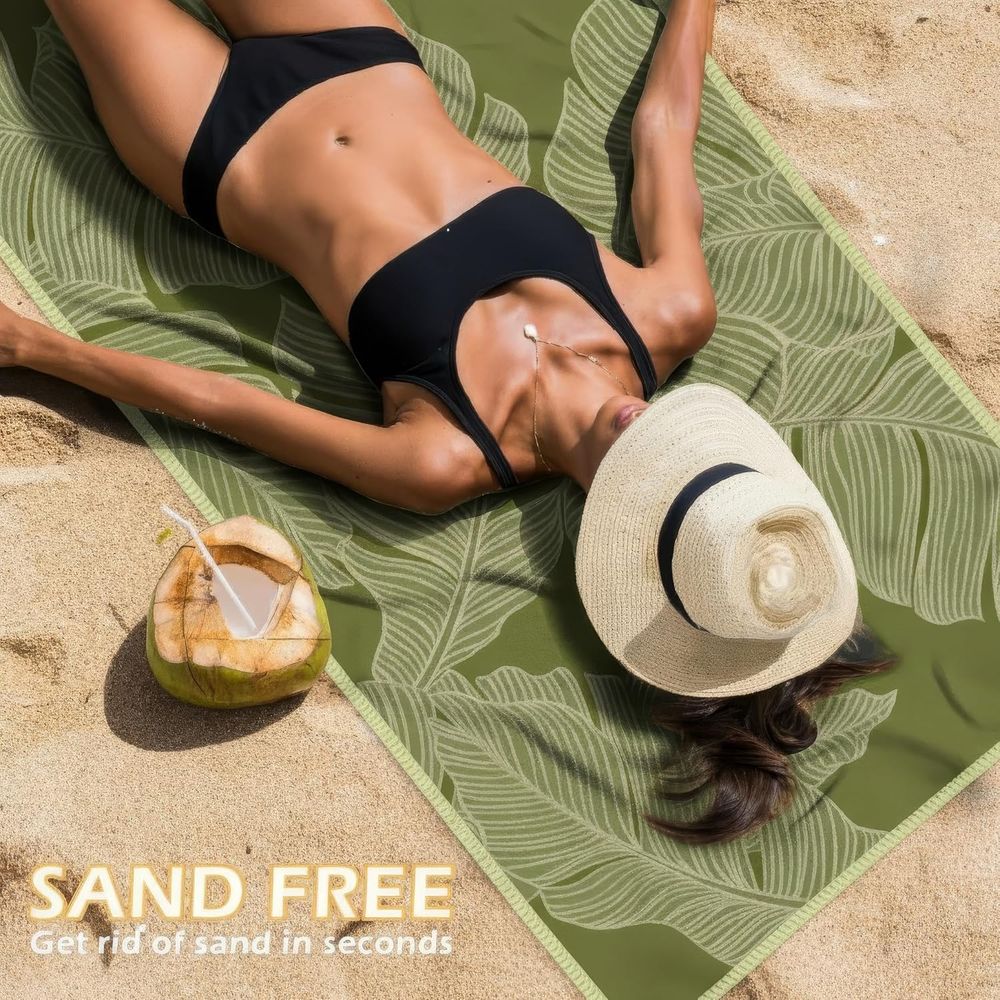 Large Quick-Dry Sand-Free Beac - Travel Towel Quick Dry 리뷰 및 가격