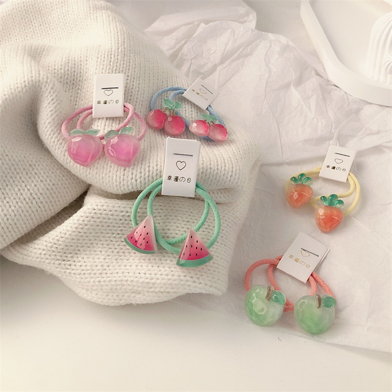 Kids Carrot Hair Ties 5 Pair N - Travel Accessories For Girls 리뷰 및 가격