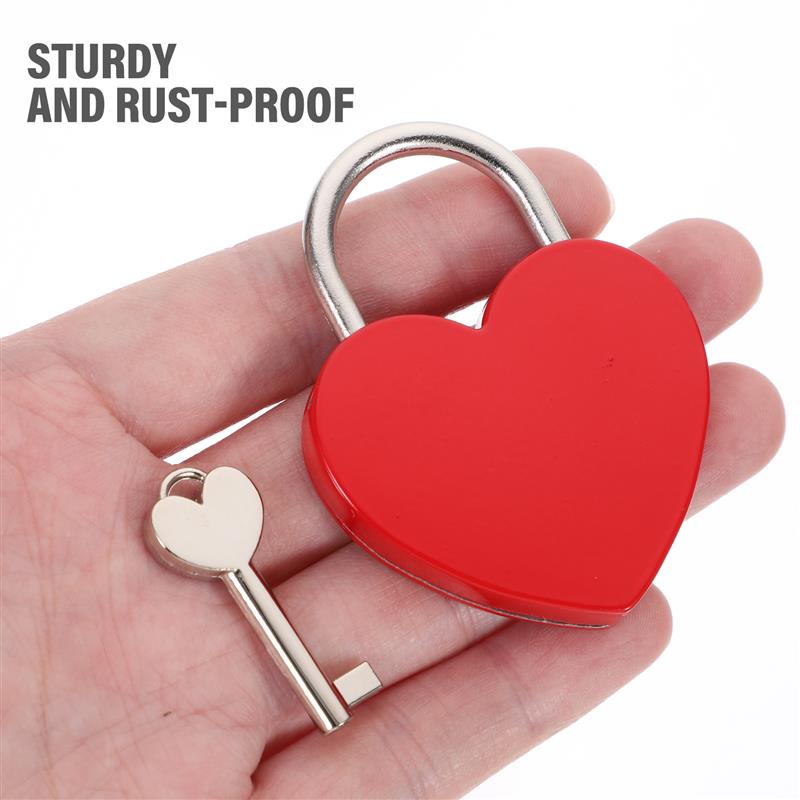 Heart Shape Padlocks Romantic  - Travel Lock Tsa Approved 리뷰 및 가격