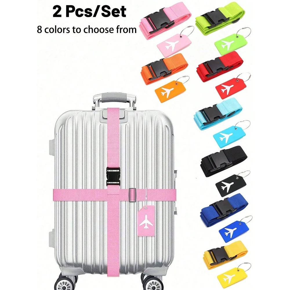 Luggage Strap Set with Luggage - Travel Accessories International 리뷰 및 가격