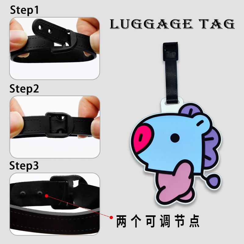 BT21 cartoon cute keychain Kaw - Travel Accessories International 리뷰 및 가격