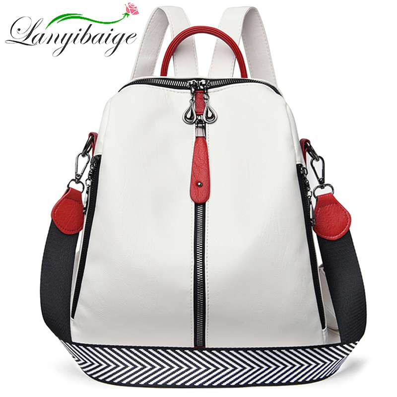 Fashion Backpack Women Soft Le - Travel Accessories Holder 리뷰 및 가격