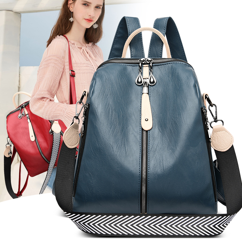 Fashion Backpack Women Soft Le - Travel Accessories Holder 리뷰 및 가격
