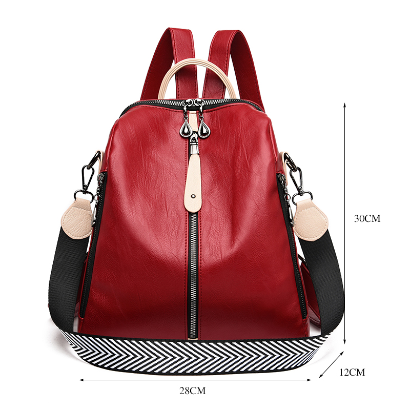 Fashion Backpack Women Soft Le - Travel Accessories Holder 리뷰 및 가격