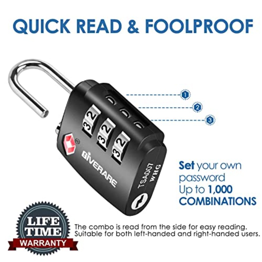 TSA Approved Travel Luggage Lo - Travel Lock Tsa Approved 리뷰 및 가격