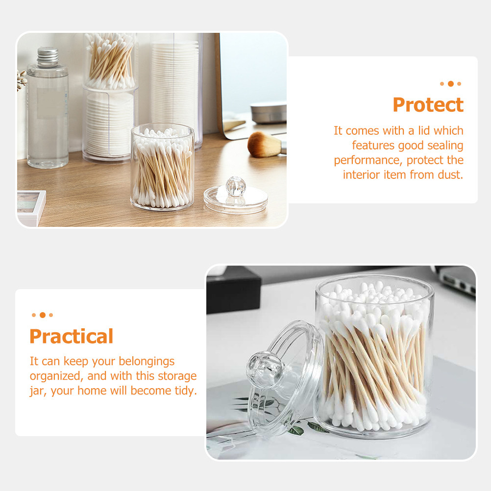 Clear Cotton Ball Dispenser Co - Travel Accessories Holder 리뷰 및 가격