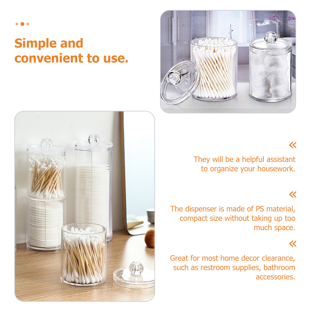 Clear Cotton Ball Dispenser Co - Travel Accessories Holder 리뷰 및 가격