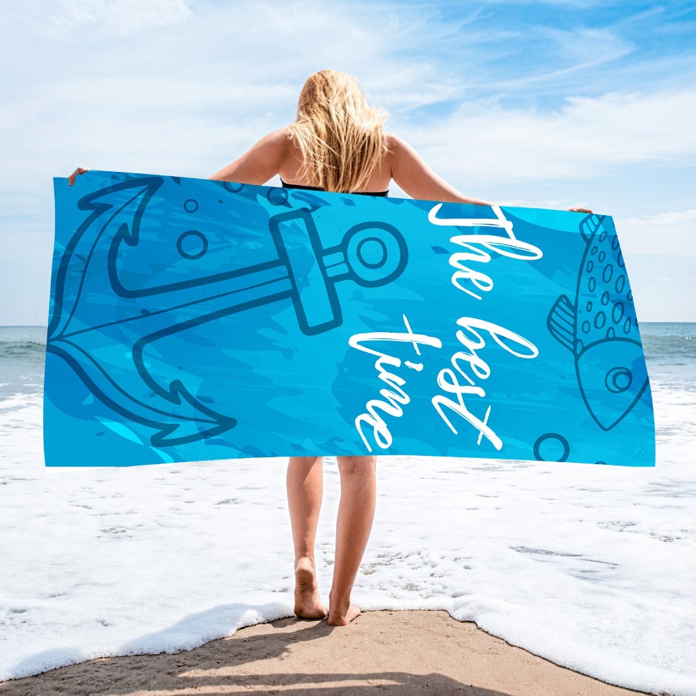 Anchor Beach Towel70x140CM Qui - Travel Towel Quick Dry 리뷰 및 가격