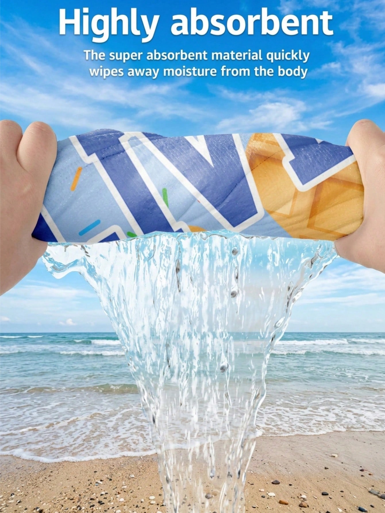 1pc Custom Text Ice Cream Base - Travel Towel Quick Dry 리뷰 및 가격