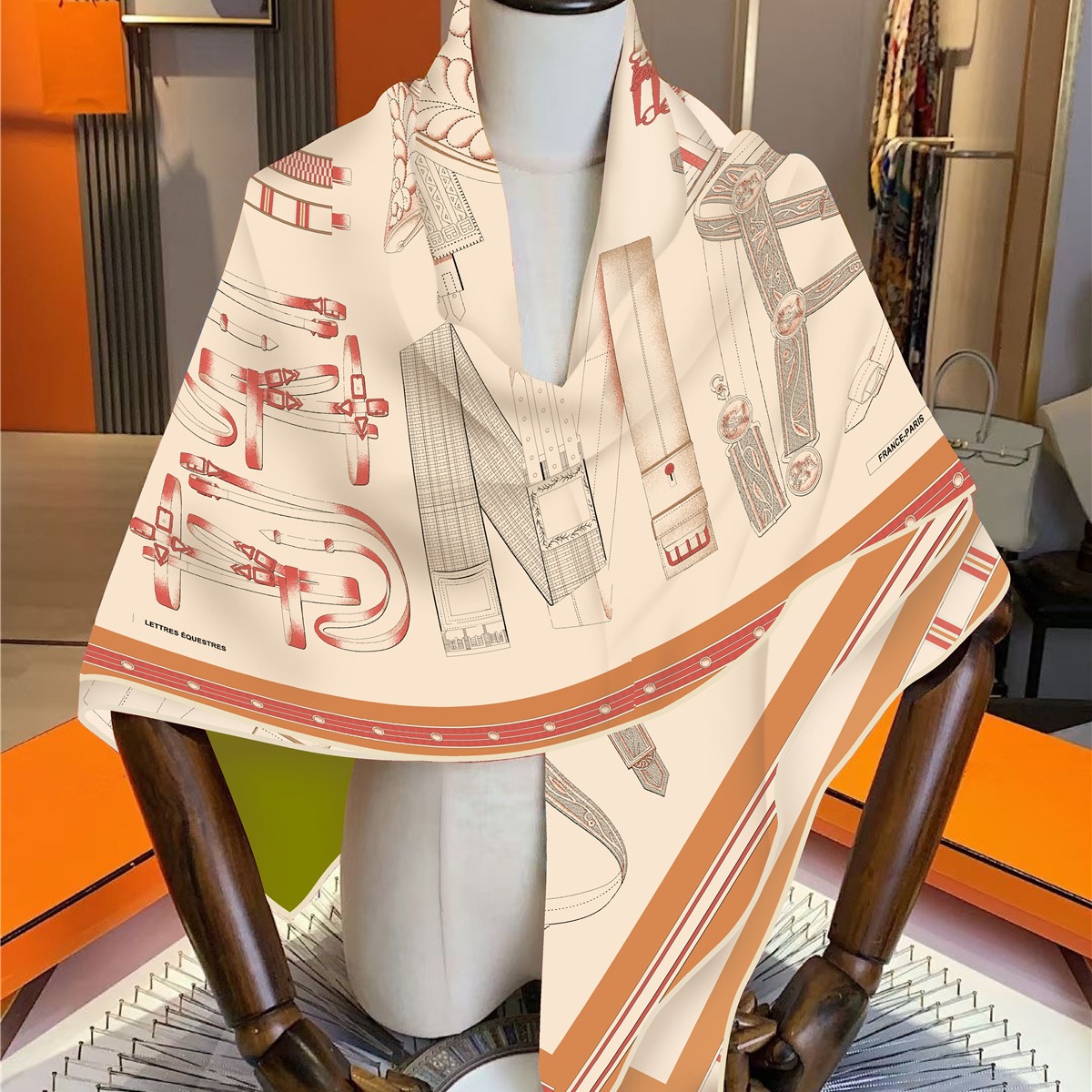 Faux Silk Wool Warm Scarf Wome - Travel Accessories Gifts For Women 리뷰 및 가격