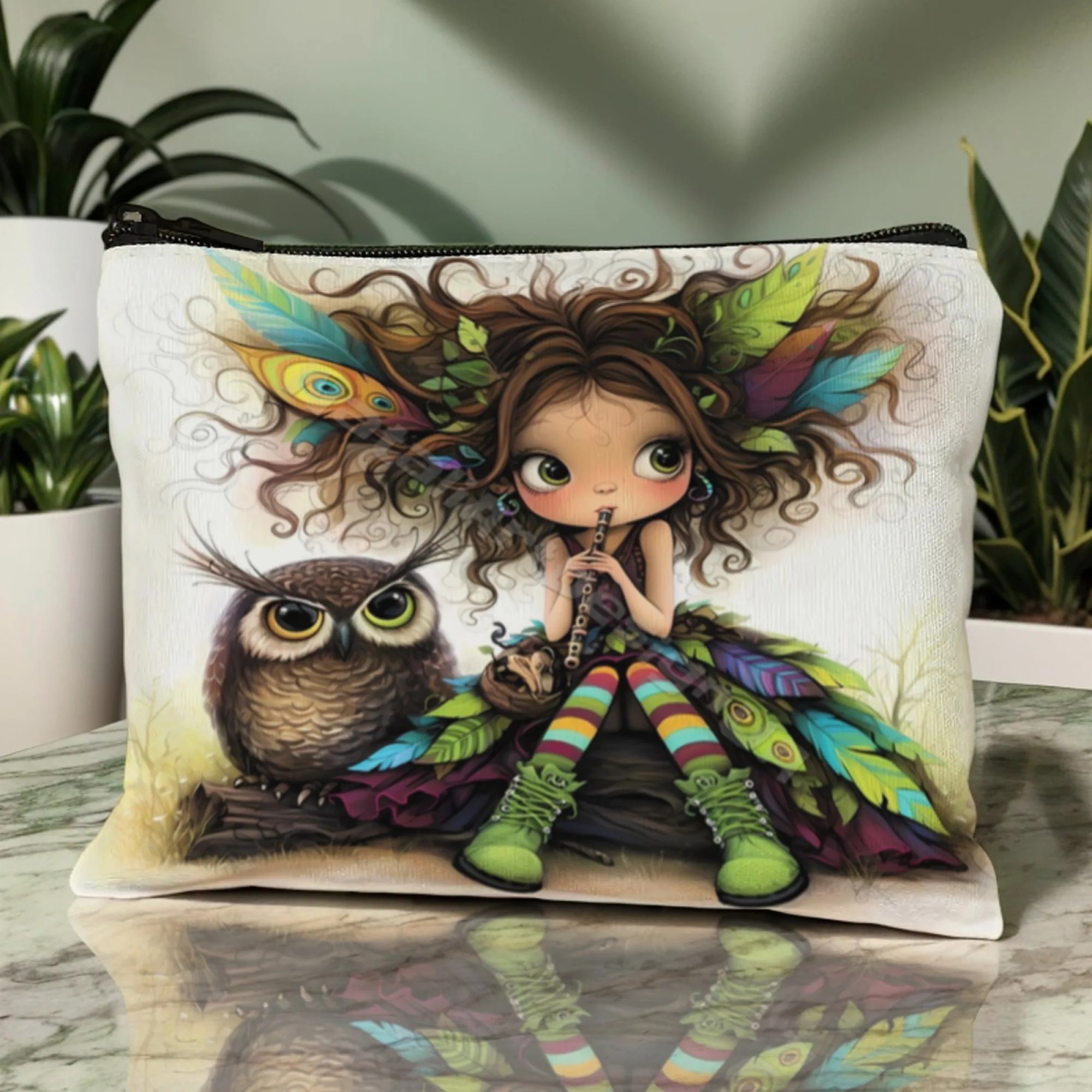 Cartoon Girl Makeup Bag Zipper - Travel Accessories Girls 리뷰 및 가격