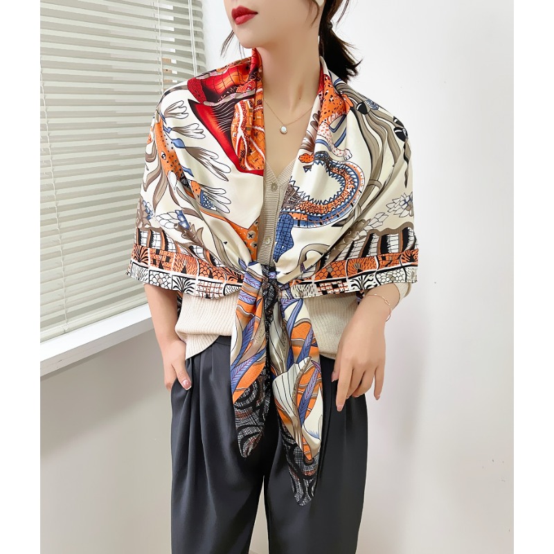 Women's 130cm Elephant Silk Sc - Travel Accessories Gifts For Women 리뷰 및 가격