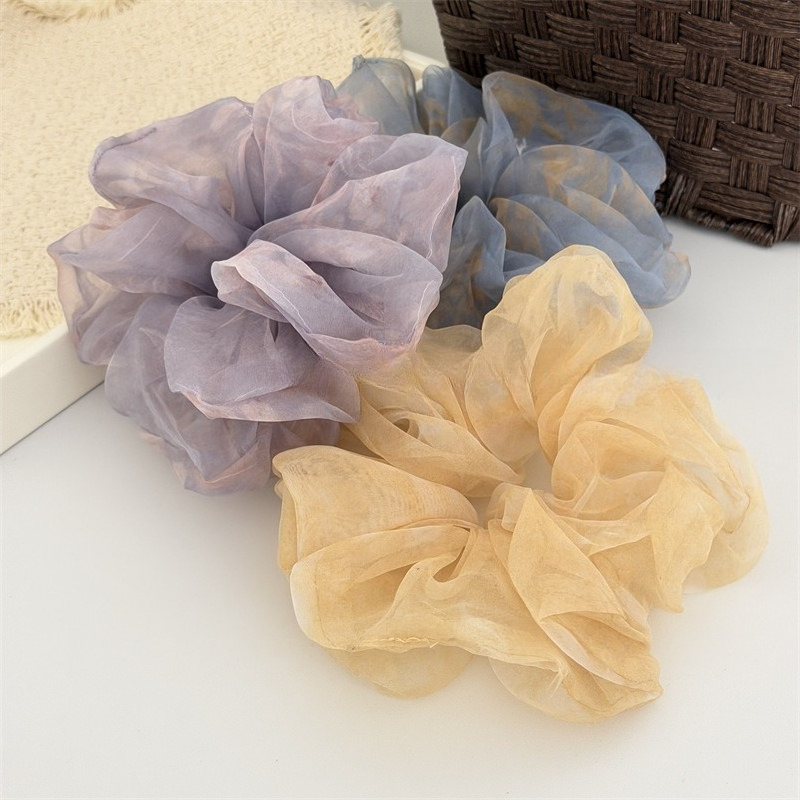 1Pc Hair Scrunchies Oversized  - Travel Accessories For Girls 리뷰 및 가격