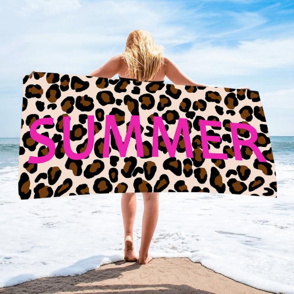 Leopard Print Bath Towel 70x14 - Travel Towel Quick Dry 리뷰 및 가격