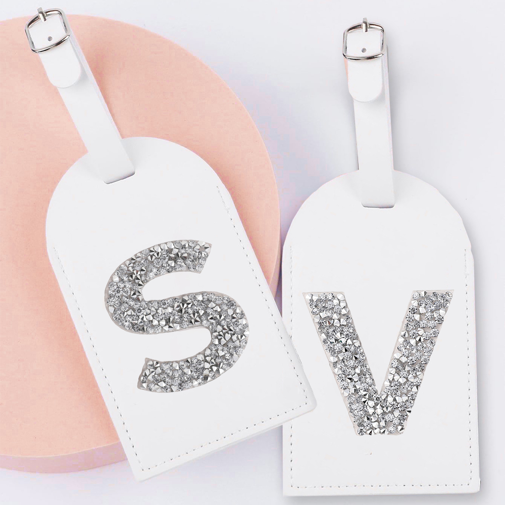 A-Z Rhinestone Monogram Leathe - Travel Accessories International 리뷰 및 가격